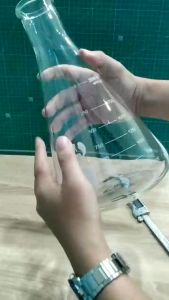 Bình tam giác Erlen thủy tinh 2000ml thí nghiệm