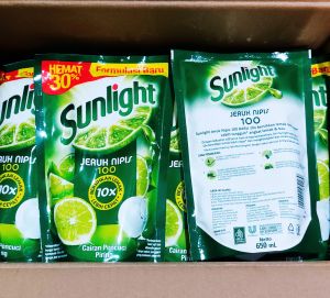 Sunlight 650ml Jeruk Nipis (paket isi 2)