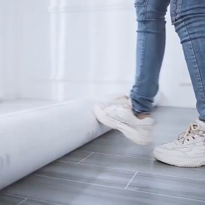✨Compression resistance 1000 kg Vinyl Floor Stickers Self-adhesive PVC Tiles For Flooring Wooden Design 3D Floor Mat Waterproof Flooring Stickers extra-thick Silver-back Linoleum Flooring Mat Waterproof Non-slipEasy Clean & Durable Home Décor