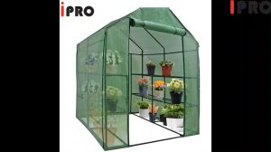 IPRO Balcony household succulent greenhouse flower room sprout with Frame and Cover/nursery planting rack warm shed walk-in plant greenhouse
