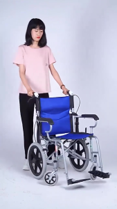 Xe lăn dùng trong bệnh viện cho người già Xe lăn có thể gấp gọn đa năng