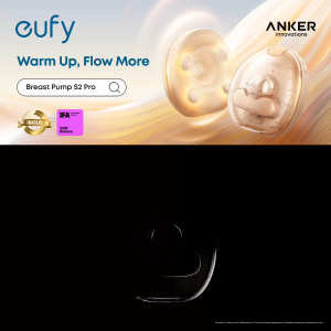 Anker eufy S2 Pro Hands Free Wearable Breast Pump with HeatFlow 2.0 Technology and App Control T600P