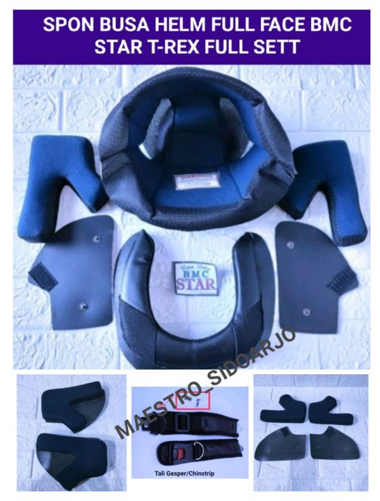 Spon Star BUSA SPON HELM FULL FACE BMC STAR BMC T-REX HONDA TRX STAR FULL SETT ...