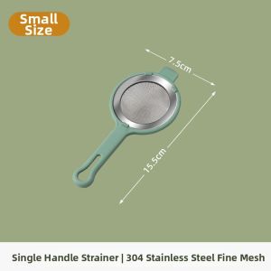 Ultra-Fine Mesh Strainer Stainless Steel 304 Kitchen Tool for Rice Washing Bean Paste Tea Filtering And Flour Sifting