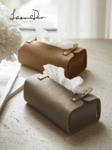 LAMOME DECO | Modern Luxury Leather Tissue Box