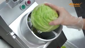 Máy thái rau củ quả công nghiệp chuyên nghiệp dùng cho nhà hàng và khách sạn thương hiệu Asaki VC65MS công suất 750W ∼ 1 HP - Hàng chính hãng bảo hành 12 tháng