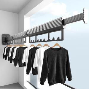 Adjustable Folding Indoor Wall-mounted Clothes Drying Rack