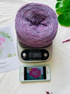 Yarn - Sợi 100% Cotton Loang Vi tính (Loang đẹp) | Cotton Nhật - Sợi Se/Xe Tròn | Sợi đan móc đồ mùa hè (Cỡ sợi 0.8mm)