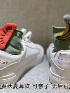 Matching Socks Female Summer Bunching Socks a Family of Three Kids Three-Dimensional Cartoon 3D Knee Socks Cute Doll