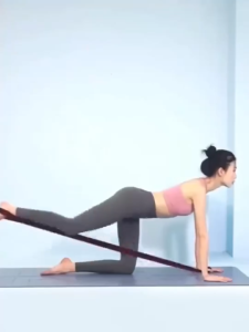 Yoga Pull Strap Belt Stretching Exercise Yoga Elastic Band Training Stretching Band Elastic Band Yoga Digital Loop 8 Latin dance band