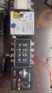 Chuyển nguồn tự động ATS 4P 125A -NAKASI - Chuyển nguồn tự động 3 pha 4 cực loại tốt 100A