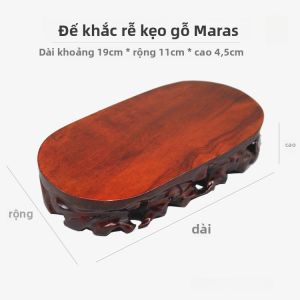 Mặt Đá Quý Hình Tượng Phật Bằng Gỗ Nguyên Khối Trung Quốc Cổ Điển Đế Hoa Bằng Đá Quý Trang Trí Nhà Cửa Phụ Kiện Nghệ Thuật