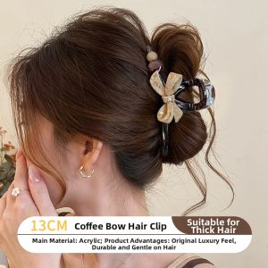 NING ZHOU | New High-End Acetate Flower Hair Clip Large