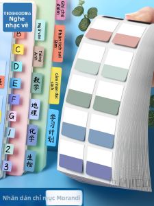 TINGGEHUA | Classification Index Sticky Notes Bookmarks Transparent Writable Colorful Fluorescent Strong Adhesive