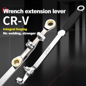 Wrench Extender Tool Bar 15inch Long Universal Torque Adaptor Wrench Extension Torque Amplifier Tool Spanner Extender Tool