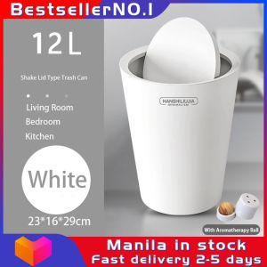 Bestseller 10 L Flip Lid Trash Bin Kitchen and Bathroom Garbage Can Tabletop Trash Box Nordic Garbage Bin with Mothballs
