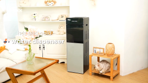 XTTX+Tixx Premium Water Dispenser Hot and Cold Shiny Glass Dust proof 24H Hot Water Pump
