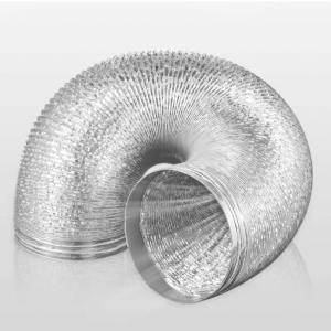 Bendable Ventilation Pipe  Kitchen Dryer Exhaust Hose Flexible Aluminum Foil Pipe High Temperature Resistant Exhaust Hose