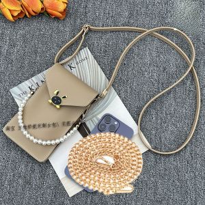 Randy Joanna Touchscreen Mobile Phone Bag Womens Fashion Soft Leather Crossbody Bag Summer Versatile Mini Small Bag