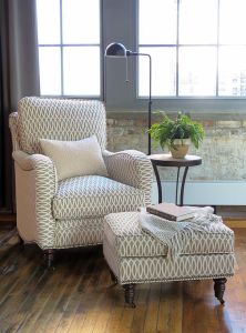 single sofa mewah modern + stooll