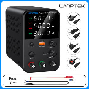 Wanptek Lab DC Power Supply 30V 60V 120V 160V Adjustable Switching Power Supply Preset On/Off Current AU EU US UK Plugs Options