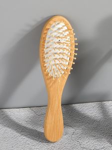 Womens Special Long Hair Massage Comb Air Cushion Acupoint Bamboo Wood Large Board Home Use Comb Facial Cleaning Tool