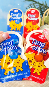 ถังหูลู่หนึบ Tang Chew – ลูกอมเคี้ยวหนึบรสชาติบลูเบอร์รี่ & สตรอเบอร์รี่ สุดคิ้วท์