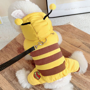 Mily Pets Autumn Winter Dog Clothes Four Legs Pet Clothing for Small Dogs like Teddy Bichon Schnauzer Pomeranian Warm Casual Polyester Fiber