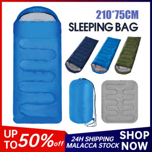 Portable Outdoor Camping Bed Waterproof Sleeping Bag 4 Season Warm Adults Travel Hiking Sleep Bed Pad Envelope Quilt Portable Bed