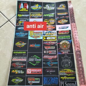 Stiker Sound System | Stiker Audio | Stiker Sound System Audio | Stiker Anti Air | Stiker Bahan Vinyl | Stiker Hologram