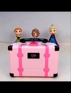 WDS Girls Makeup Toys Kosmetik Kotak Bermain Princess Makeup Girl Toy Play Set Lipstik Eye Shadow Safety Kit Alat Rias Anak Fungsi Real