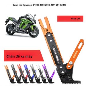 Có Thể Điều Chỉnh Kim Loại CNC Chân Đế Đá Bên Đứng Cho Kawasaki Z1000 Z900 2010-2013 Phụ Cho Xe Máy