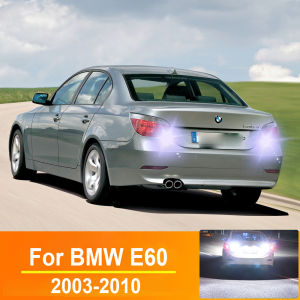 2Pcs For BMW E60 5 Series 2003 2004 2005 2006 2007 2008 2009 2010 T15 W16W LED Backup Reverse Light Bulb Canbus No Error