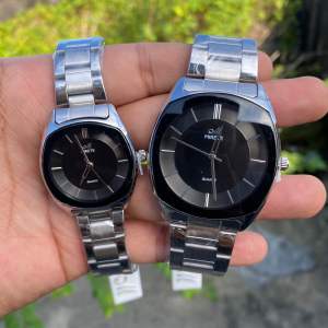 MIRETE ORIGINAL Jam Tangan Couple / Pasangan Tipe 339 Analog Tahan Air Tali Rantai Desain Mewah Dan Elegan Sudah Gratis Box Dan Batrai Cadangan Dijamin Sesuai Foto