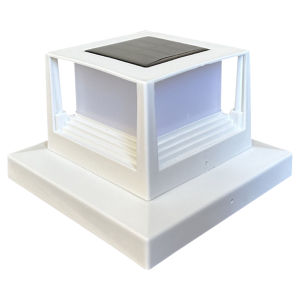 Winnereco Solar Garden Post Cap Lights Waterproof for Fence Gate and Street Lighting in Outdoor Spaces