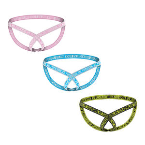 CMENIN ORLVS (1 Pieces) LOGO Polyester Gợi Cảm Nam Quần Lót Nam Jockstrap Ins Phong Cách Quần Đùi Và G Dây CMENIN Eo Thấp Sọc Quần Lót OR651