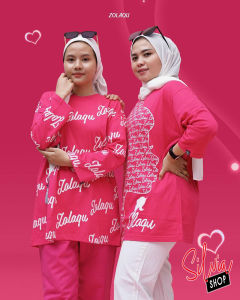 KAOS ZOLAQU TERBARU 2024 SEMI TUNIK OVERSIZE JUMBO KEKINIAN HIJAB STYLE OFFICIAL STORE ZLQ FANTA