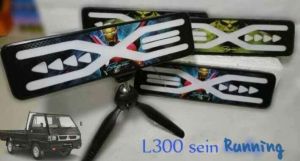 Lampu rem variasi 12 volt mobil pick up L300 // lampu stop variasi lampu led Mitsubishi L300