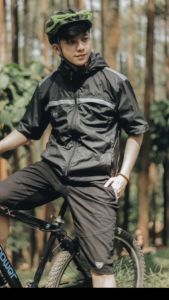 Celana Sepeda Padding Gowes Gunung MTB Pria Pendek Model Casual Santai 027-A
