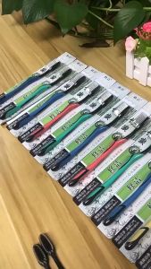 Bộ 3 bàn chài đánh răng than tre hoạt tính Hàn Quốc lông mịn đánh sạch mọi vểt bản bám trên răng