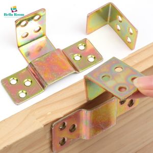 ชุดเตียงในบ้าน1/2ชุดตัวยึดมุมตะขอรับน้ำหนักเฟอร์นิเจอร์ตัวเชื่อมประตูที่ยึดมุมโลหะอุปกรณ์ฮาร์ดแวร์