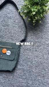 Tas slempang corduroy kekinian terlaris Pushop Model Gio 2025 keren multi fungsi