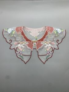 Chinese Style Organza Embroidered New Chinese Style Embroidered Han Chinese Clothing Shawl Three-Dimensional Embroidered Cloud Shoulder Fairy Childrens Clothing Detachable Collar