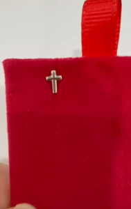 Poh Heng Jewellery 18K Cross Earrings in White Gold