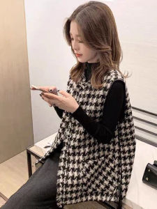 Autumn Fashion French Elegant Womens Outerwear Vest