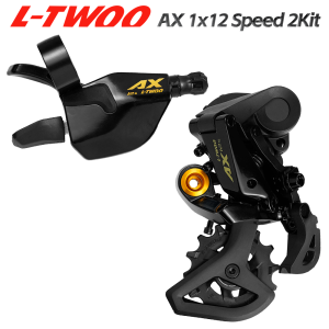 LTWOO AX12 1x12 Speed Gold Shifter Lever+Rear Derailleur Trigger Shifter Compatible with M9100 / M8100 / M7100 / EAGLE