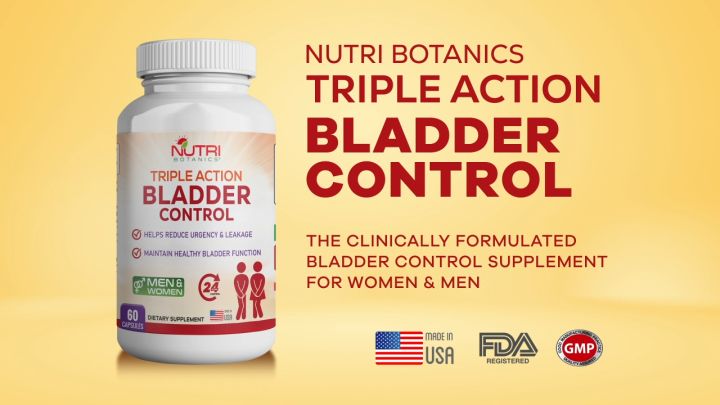 Nutri Botanics Bladder Control Supplement Reduce Urgency