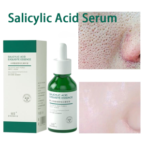 Salicylic Acid Serum 30ml Shrink Pore Moisturizing&Moisturizing To Remove Black And Fade Acne Marks Face Skin Care 水杨酸收缩毛孔精华
