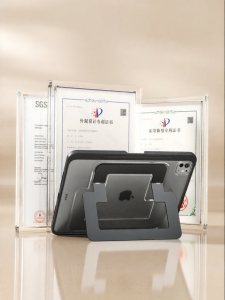 Zoyu | Anti-drop Scratch-resistant Transparent Lightweight Handle Stand Case