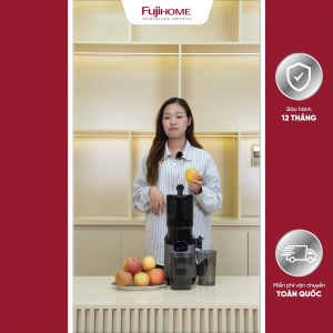 ✨ Máy Ép Chậm Nguyên Quả Fujihome SJ16 – Ép Kiệt Dưỡng Chất Không Cần Cắt Nhỏ Nước Ép Sánh Mịn ✨ - BẢO HÀNH 12 THÁNG